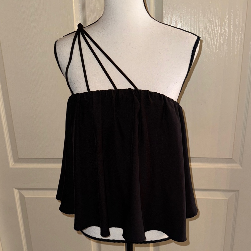 BP Black Camisole with Unique Strap Design - Size Medium